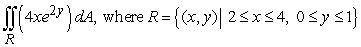 Evaluate the double integral.   A)    B)    C)    D)   