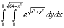 Evaluate the iterated integral by converting to polar coordinates.   A)    B)    C)    D)   