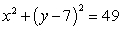 <strong>Find the center of mass of a lamina in the shape of , with density </strong> A) B) C) D)