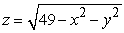 Find the surface area of the portion of   above   . A)    B)    C)    D)   