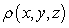 Find the mass of the solid with density   and the given shape.   A)    B)    C)    D)   