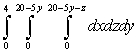 Rewrite the iterated integral by iterating in the order     A)    B)    C)    D)   