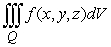 Which if the following could represent the triple integral   in cylindrical coordinates where Q is the region below   and above   ? A)    B)    C)    D)   