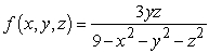Describe and sketch the domain of the function.   A)      B)      C)      D)   