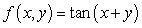 Describe the range of the function.   A)    B)    C)    D)   
