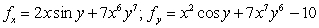 Find a function with the given properties.   A)    B)    C)    D)   