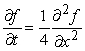 Show that the function   satisfies the diffusion equation   .