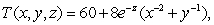 If the temperature at the point   is given by   find the direction from the point   in which the temperature decreases most rapidly. A)    B)    C)    D)   