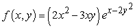 Numerically approximate all critical points. Classify each.   A)    B)    C)    D)   