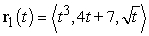 Phillip claims that the trajectory   for   is identical to the trajectory   for   , where t represents time. Sharon suggests that Phillip's claim is not necessarily true. Who is correct and why?