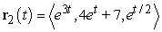 Phillip claims that the trajectory   for   is identical to the trajectory   for   , where t represents time. Sharon suggests that Phillip's claim is not necessarily true. Who is correct and why?