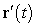 Show that there are no values of t such that   and   are parallel. Show your work.  