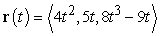 Find all values of t such that   is parallel to the xy-plane.   A)    B)    C)    D)   