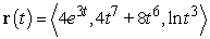 Find the velocity function for the given position function.   A)    B)    C)    D)   