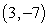 Which of the following is an arc length parameterization of the given two-dimensional curve? The line segment from   to   A)    B)    C)    D)   