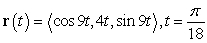 Find the unit tangent vector to the curve at the indicated point.   A)    B)    C)    D)   