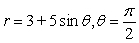Find the curvature of the polar curve at the indicated point.   A)    B)    C)    D)   