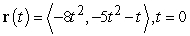 Determine whether the speed of the object is increasing, decreasing, or constant at the given point.   A)  increasing B)  decreasing C)  constant
