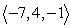 Write the given vector as the product of its magnitude and a unit vector. (Write the unit vector so that it is in the same direction as the given vector. This means that the signs of the components of the unit vector should be the same as the signs of the corresponding components of the given vector.)  From   to   A)    B)    C)    D)   