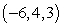 Find an equation of the given plane. The plane containing the points   ,   and   A)  3x - 9y - 7z = 82 B)  9x - 13y - 10z = 137 C)  9x - 13y - 10z = 0 D)  58x + 64y - 31z = -185