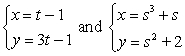 Find all points of intersection of the two curves.   A)    B)    C)    D)  The curves have no point of intersection.