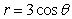 Find a corresponding x-y equation.   A)    B)    C)  x = 3 D)  x<sup>2</sup> + y<sup>2</sup> = 3