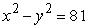 Find a polar equation corresponding to the given rectangular equation.   A)    B)    C)    D)   