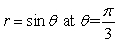 Find the slope of the tangent line to the polar curve at the given point.   A)    B)    C)    D)  1