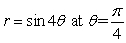 Find the slope of the tangent line to the polar curve at the given point.   A)    B)  1 C)  -1 D)   