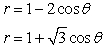 Find all points at which the two curves intersect. Round to the nearest ten-thousandth.   A)  (0, 0) , (0.2338, 0.2025) , (1.7457, 1.5118)  B)  (0, 0)  C)  (0.2338, -0.2025) , (1.7457, -1.5118)  D)  (0, 0) , (0, 1) , (0, -1) 