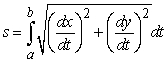 Starting with the parametric arc length formula   and the equations relating polar and cartesian coordinates, show that the arc length of the polar curve   on the interval [a, b] is given by  