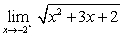 Find the limit or explain why it does not exist.   A)    B)    C)    D)  The limit does not exist; the function is not defined for   .