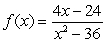 Find all discontinuities.   A)  discontinuous at   B)  discontinuous at   C)  discontinuous at   D)  continuous for all x