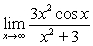 Determine the limit (answer as appropriate, with a number,     or does not exist) .   A)  3 B)    C)    D)    E)  does not exist