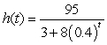 Suppose the length of an animal t days after birth is given by h(t) .   mm What is the length of the animal at birth? A)  0 mm B)    mm C)    mm D)    mm