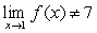 Given f(x), identify a specific   for which no   exists to satisfy the definition of a limit.   and   .