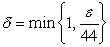 A metal washer of (outer)  radius r inches weighs   ounces. A company manufactures 5-inch washers for different customers who have different error tolerances. If the customer demands a washer of weight   ounces, what is the error tolerance for the radius? That is, find   such that a radius of r within the interval   guarantees a weight within   . A)    B)    C)    D)   