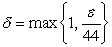 A metal washer of (outer)  radius r inches weighs   ounces. A company manufactures 5-inch washers for different customers who have different error tolerances. If the customer demands a washer of weight   ounces, what is the error tolerance for the radius? That is, find   such that a radius of r within the interval   guarantees a weight within   . A)    B)    C)    D)   