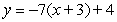 Find an equation of the line through the point   and parallel to the line   . A)    B)    C)    D)   