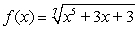 Identify the given function as polynomial, rational, both or neither.   A)  polynomial, but not rational B)  rational, but not polynomial C)  both polynomial and rational D)  neither polynomial nor rational