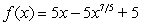 Identify the given function as polynomial, rational, both or neither.   A)  polynomial, but not rational B)  rational, but not polynomial C)  both polynomial and rational D)  neither polynomial nor rational