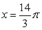 Find all solutions to the equation   on the interval   . A)      B)    C)      D)   