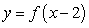 Use the graph of   shown below to graph   .   A)    B)    C)    D)   