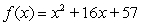 Complete the square and explain how to transform the graph of   into the graph of   A)  shift graph left   units and then down   units B)  shift graph right   units and then down   units C)  shift the graph right   units and then up   units D)  shift the graph left   units and then down   units