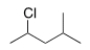 What is the IUPAC name of the following compound?   A)  2-Methyl-4-chloropentane B)  2-Chloro-4-methylpentane C)  2-Chloro-1-isopropylpropane D)  2-Chloro-2-methylpentane
