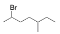 What is the IUPAC name of the following compound?   A)  2-Bromo-5-methyloctane B)  2-Bromo-3-methylheptane C)  2-Bromo-5-methylheptane D)  6-Bromo-3-methylheptane