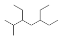 What is the IUPAC name for the following compound?   A)  3,5-Diethyl-6-methylheptane B)  3,5-Diethyl-2-methylheptane C)  3-Ethyl-5-isopropylheptane D)  5-Ethyl-3-isopropylheptane