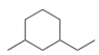 What is the IUPAC name for the following compound?   A)  3-Ethyl-1-methylcyclohexane B)  1-Ethyl-3-methylcyclohexane C)  1-Ethyl-3-methylhexane D)  3-Ethyl-1-methylhexane