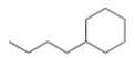 What is the IUPAC name for the following compound?   A)  1-Butylcyclohexane B)  Cyclohexanebutane C)  1-Cyclohexylbutane D)  Butylcyclohexane