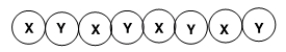What is the classification of the following polymer in which X and Y represent repeating units?   A)  block copolymer B)  homopolymer C)  alternating copolymer D)  random copolymer